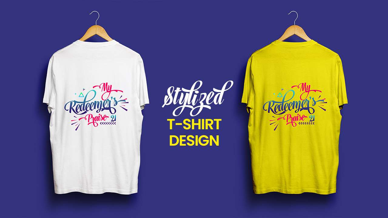 You are currently viewing How To Design a Stylized T-shirt in Photoshop + Free Mockup | Praise T-shirt Design