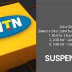 MTN Data Zone bundle has been suspended – Here’s Why