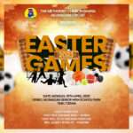 How To Design a CHURCH FLYER FOR EASTER GAMES | Photoshop Tutorial